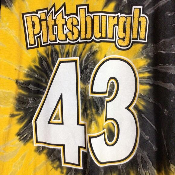 Pittsburgh Steelers 43 Ben Roethlisberger Tie Dye Shirt Large - Picture 3 of 4